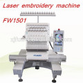 FUWEI 2015 15 colors High speed single head computerized embroidery machine price for cap garments shoes embroidery